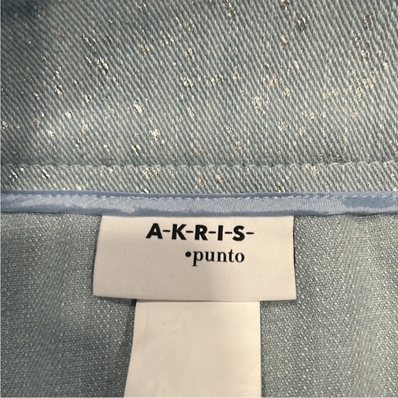 Akris Punto Metallic Sprinkle Skirt - Picture 6 of 12